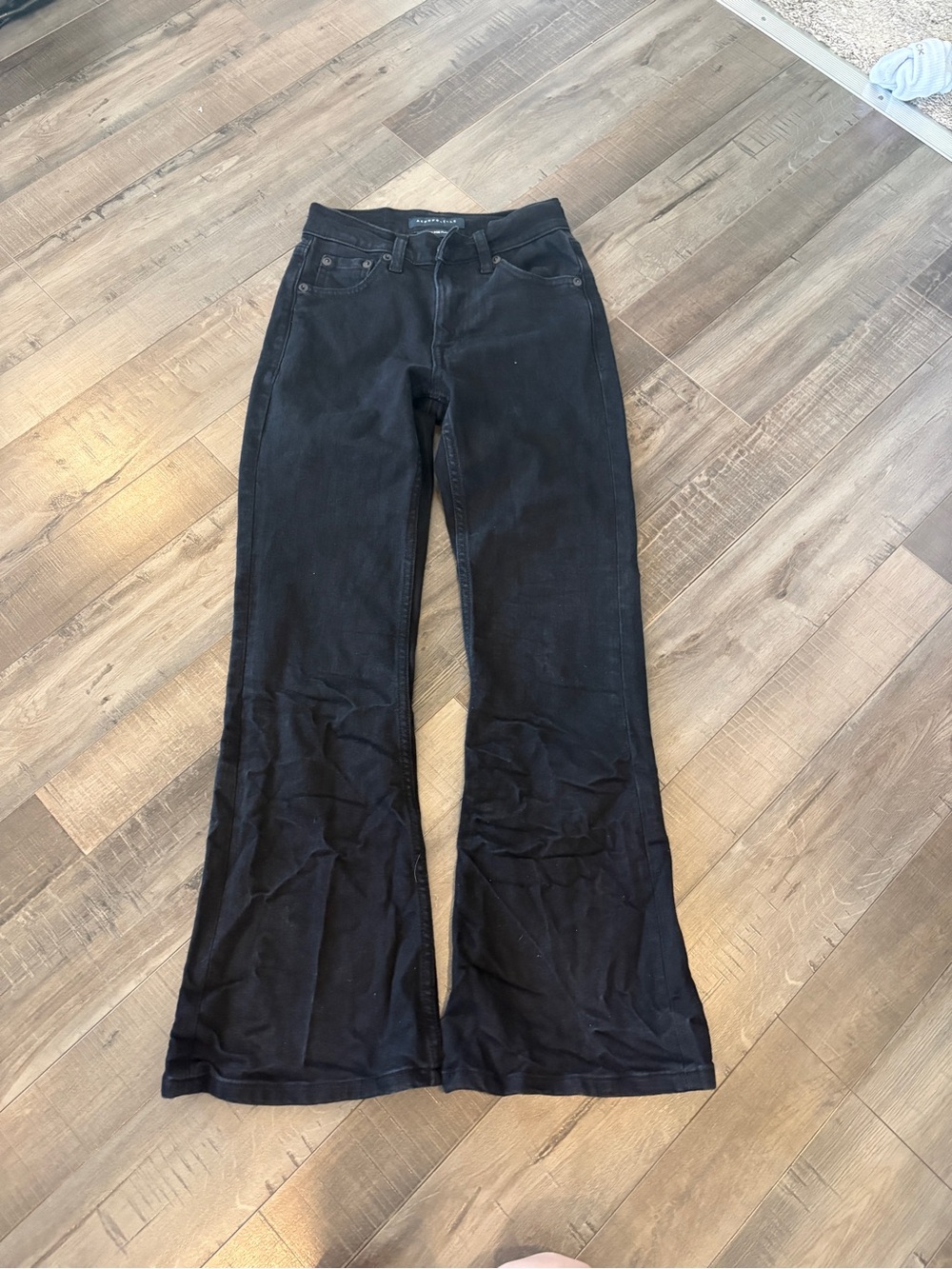 Aeropostale Black High-Rise Flare Jeans